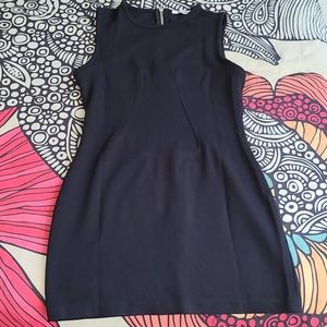 T Alexander Wang black mini zippered dress medium